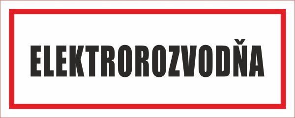 Elektrorozvodňa text