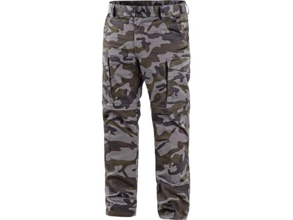 Nohavice CXS CAMO, pánske, maskáčové, s odopínateľnými nohavicami