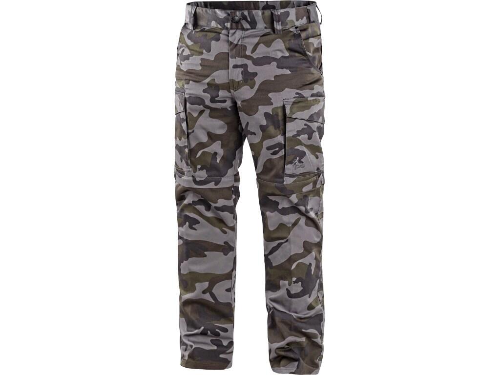 Nohavice CXS CAMO, pánske, maskáčové, s odopínateľnými nohavicami