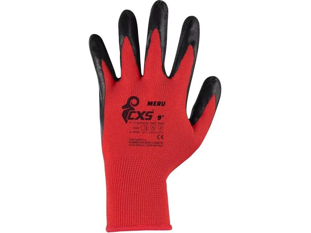 Rukavice CXS MERU, polomáčané v latexe, BLISTER