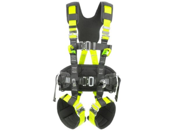Bezpečnostný postroj P-81mX1 PRO, čierno-žltý (Hi-vis)