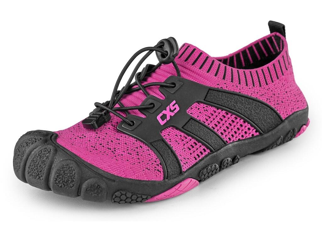 Obuv CXS PURESTEP, barefoot, ružovo-čierna
