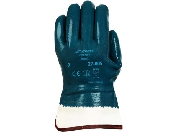 Rukavice ANSELL HYCRON 27-805, máčané v nitrile
