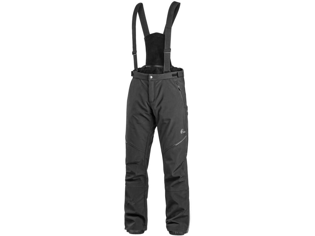 Nohavice CXS TRENTON, zimný softshell, pánske, čierne