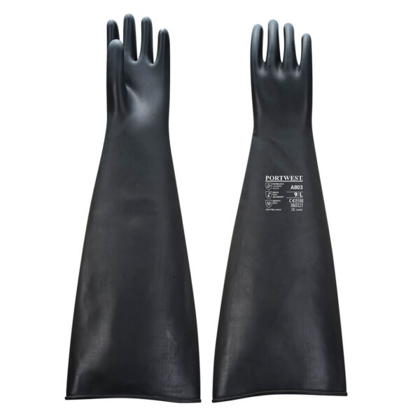 Latexová gumená rukavica 600mm