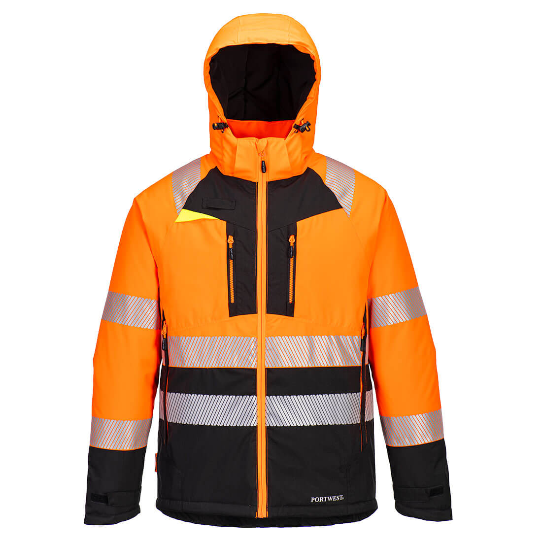 DX4 Zimná bunda Hi-Vis triedy 2
