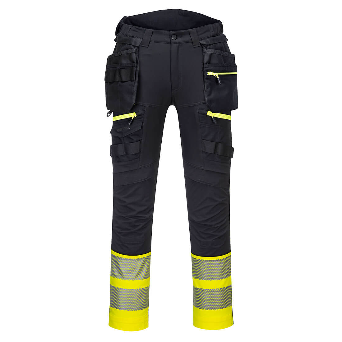 Nohavice DX4 Hi-Vis s odnímateľným vreckom triedy 1