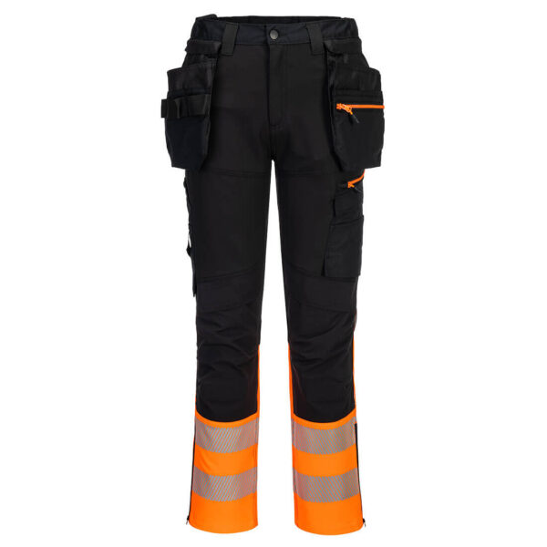 DX4 Hi-Vis triedy 1 nohavice Craft s odnímateľným vreckom