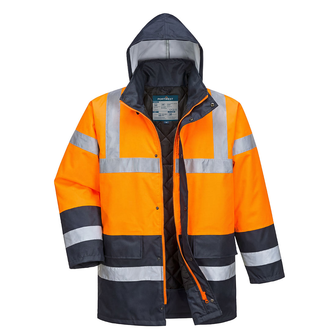 ES1 Essential Hi-Vis kontrastná zimná dopravná bunda