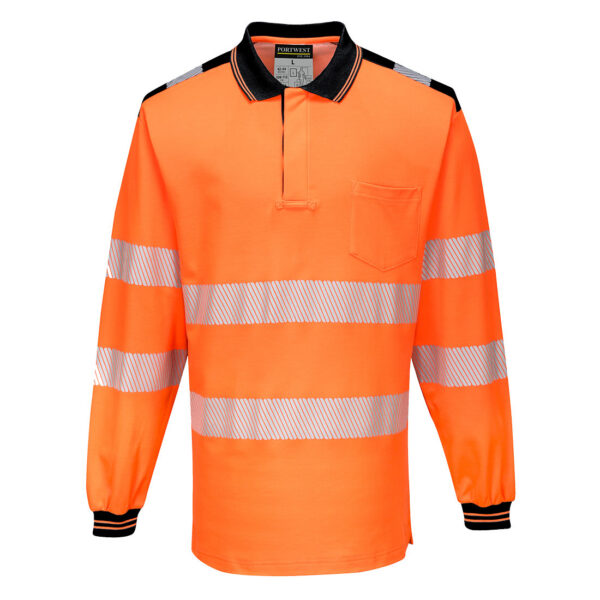 PW3 Hi-Vis Polo tričko L/S