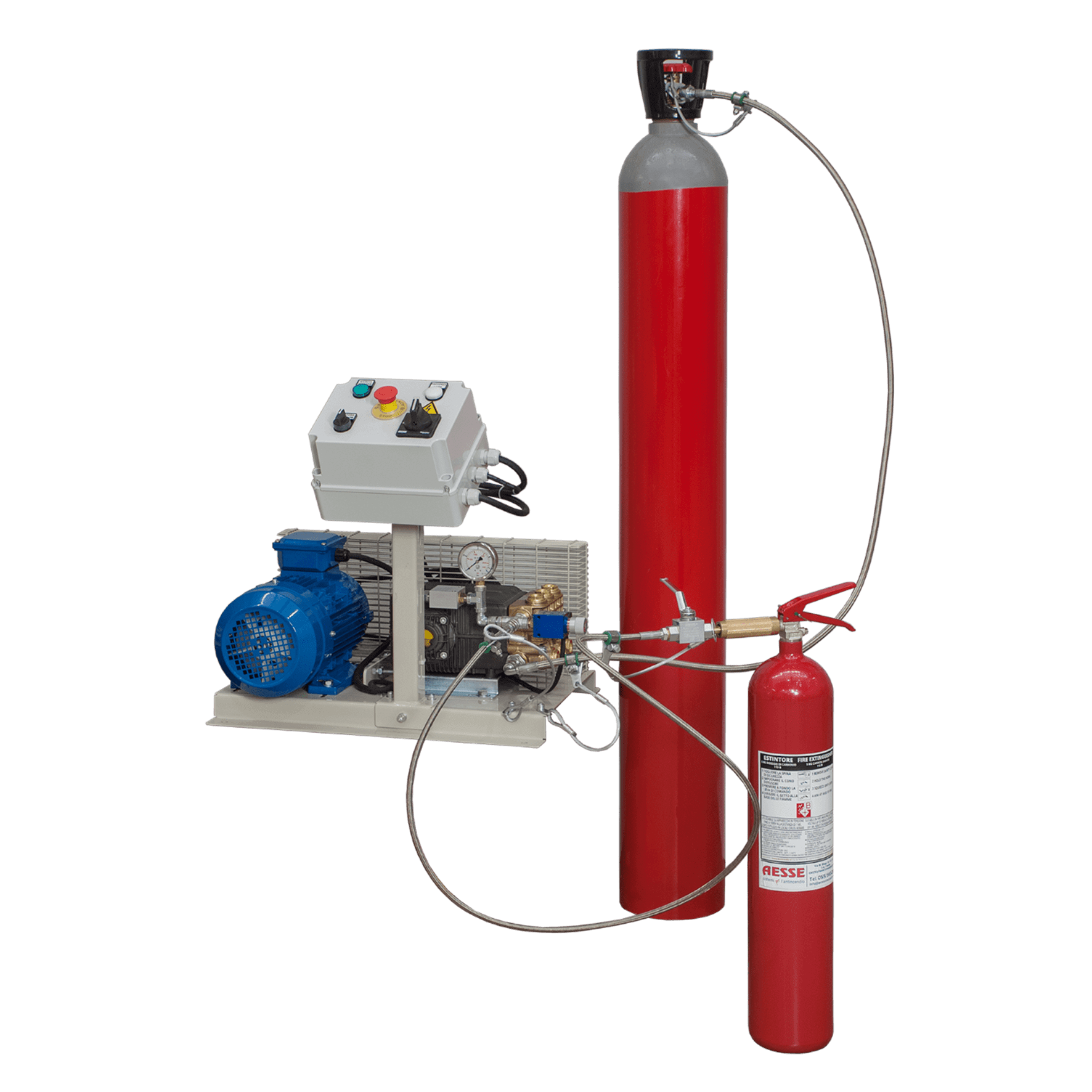 PC4 – plnič hasiacich prístrojov a nádob CO2