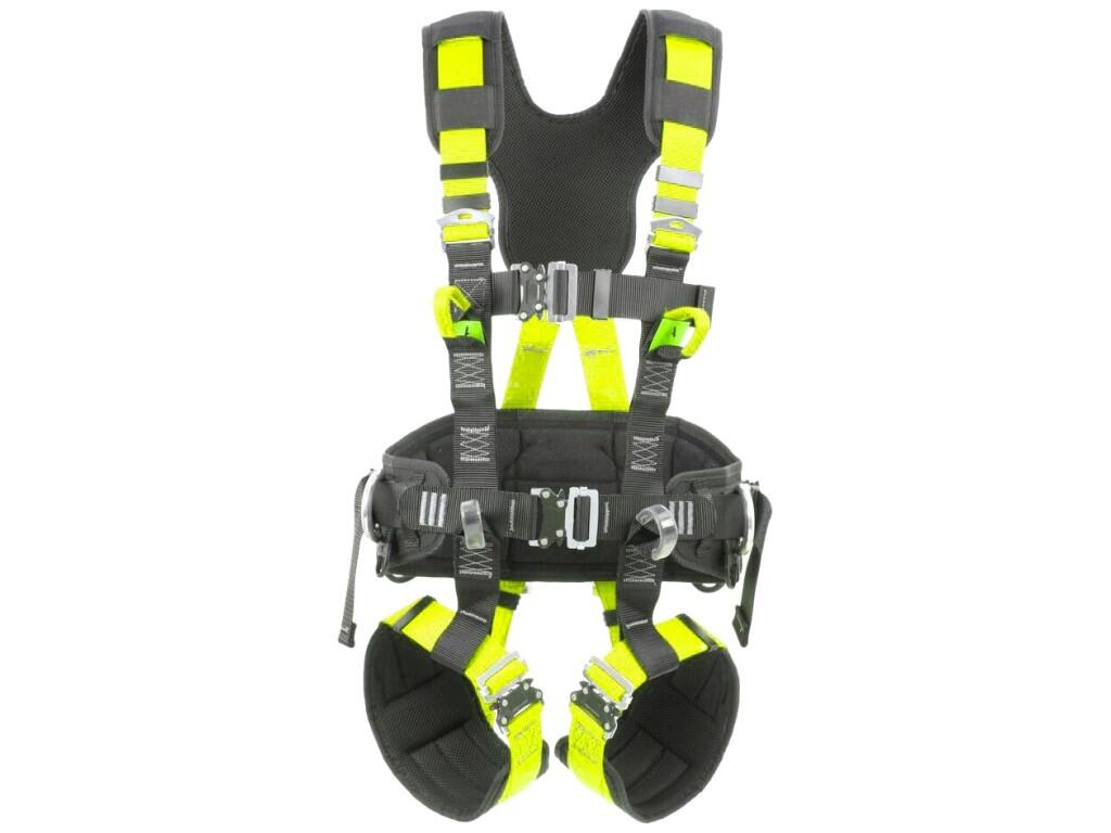 Bezpečnostný postroj P-81mX1 PRO, čierno-žltý (Hi-vis)