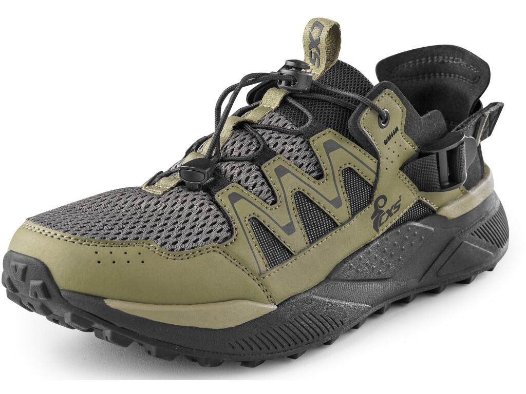 Obuv CXS REG, sandál, khaki-čierny