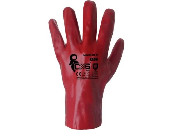 Rukavice KADO, s blistrom, povrstvené PVC