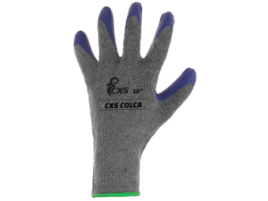 Rukavice CXS COLCA, máčané v latexe