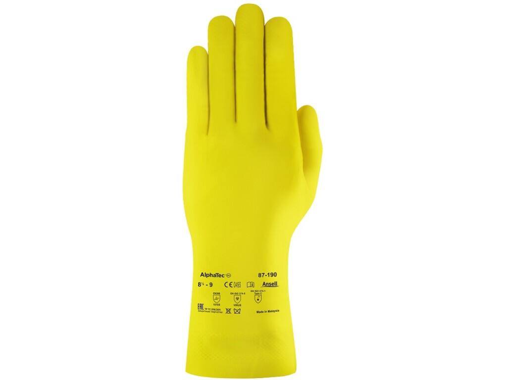 Rukavice ANSELL ECONOHANDS PLUS 87-190, máčané v latexe