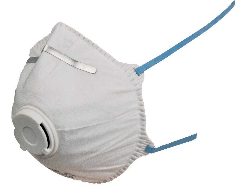 Filtračná polomaska CXS SPIRO P2, HY8622, tvarovaná s ventilčekom
