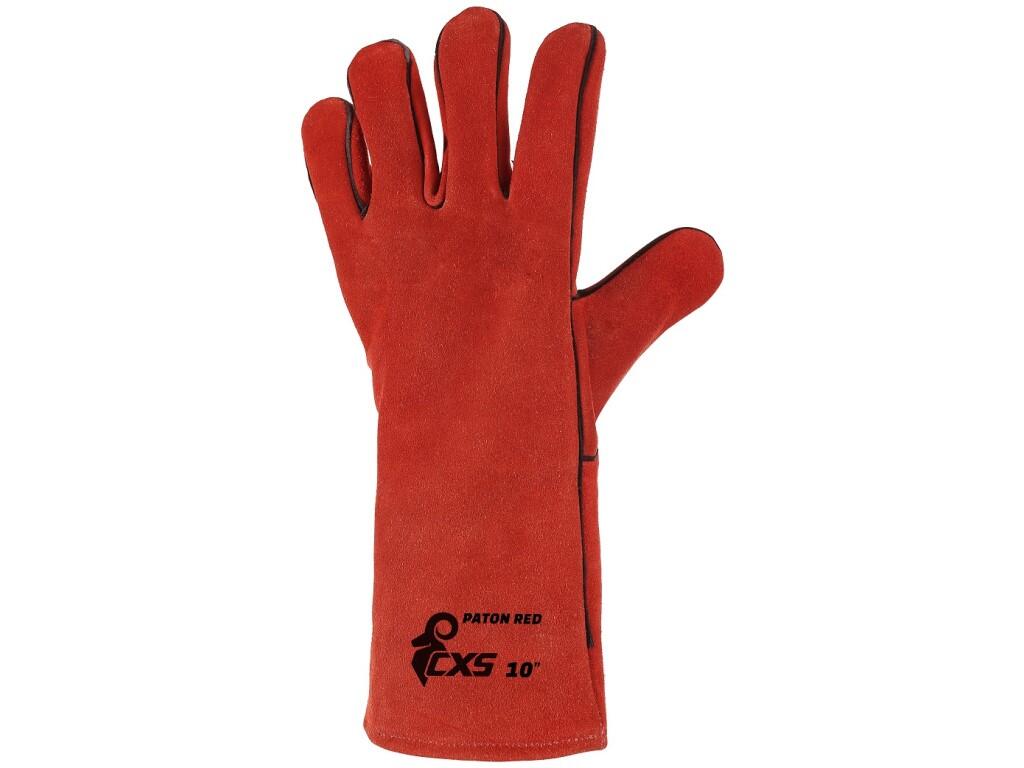 Rukavice CXS PATON RED, zváračské