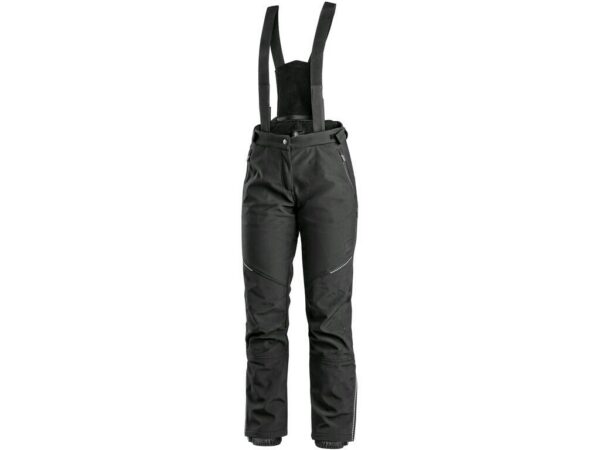 Nohavice CXS TRENTON, zimný softshell, dámske, čierne