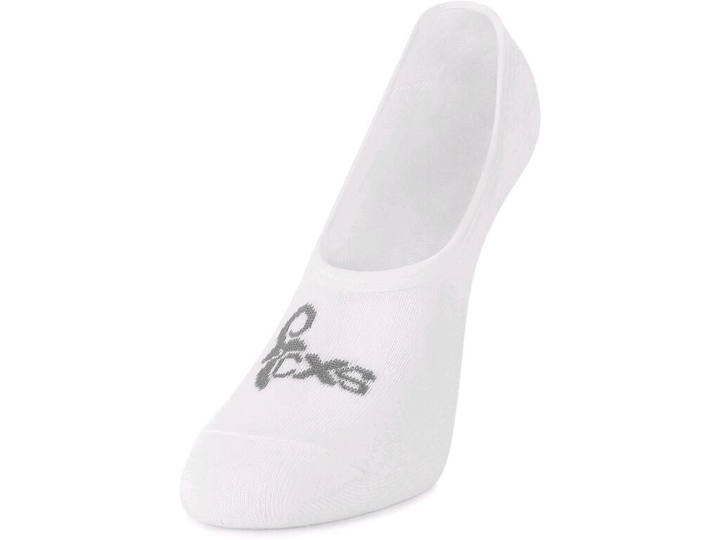 Ponožky CXS LOWER, ťapky, nízke, biela, balenie po 3 pároch