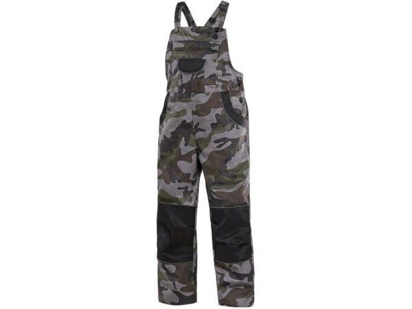 Nohavice s náprsenkou CXS CAMO, detské