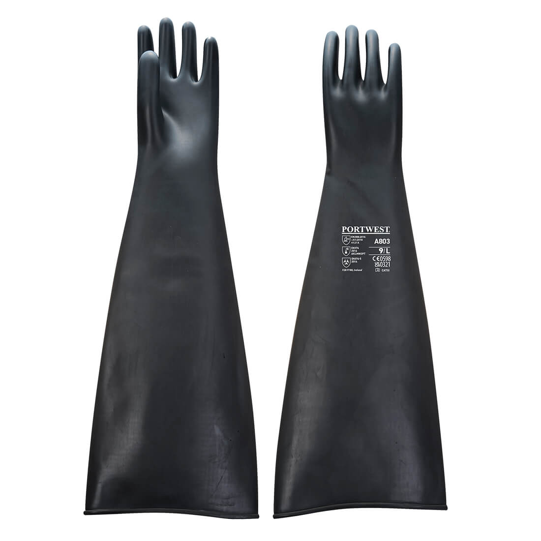 Latexová gumená rukavica 600mm
