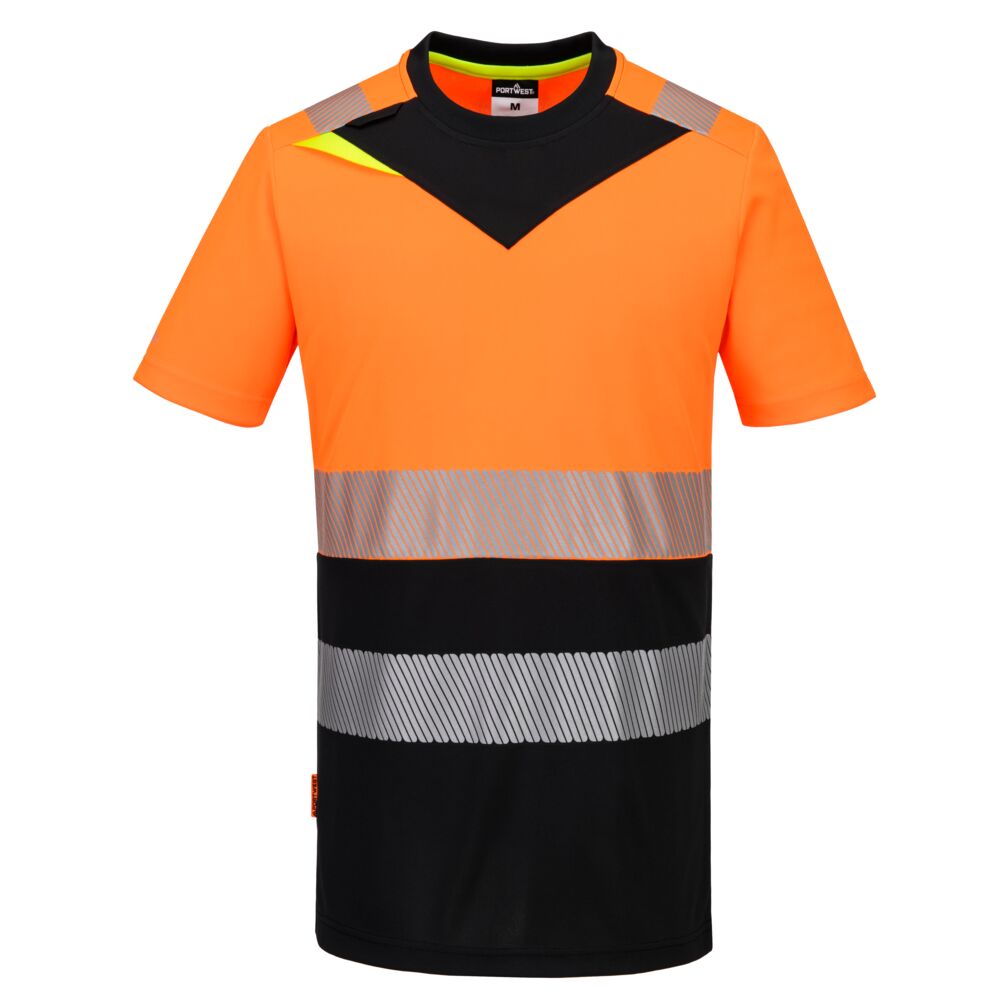 Tričko S/S PW3 Hi-Vis triedy 1