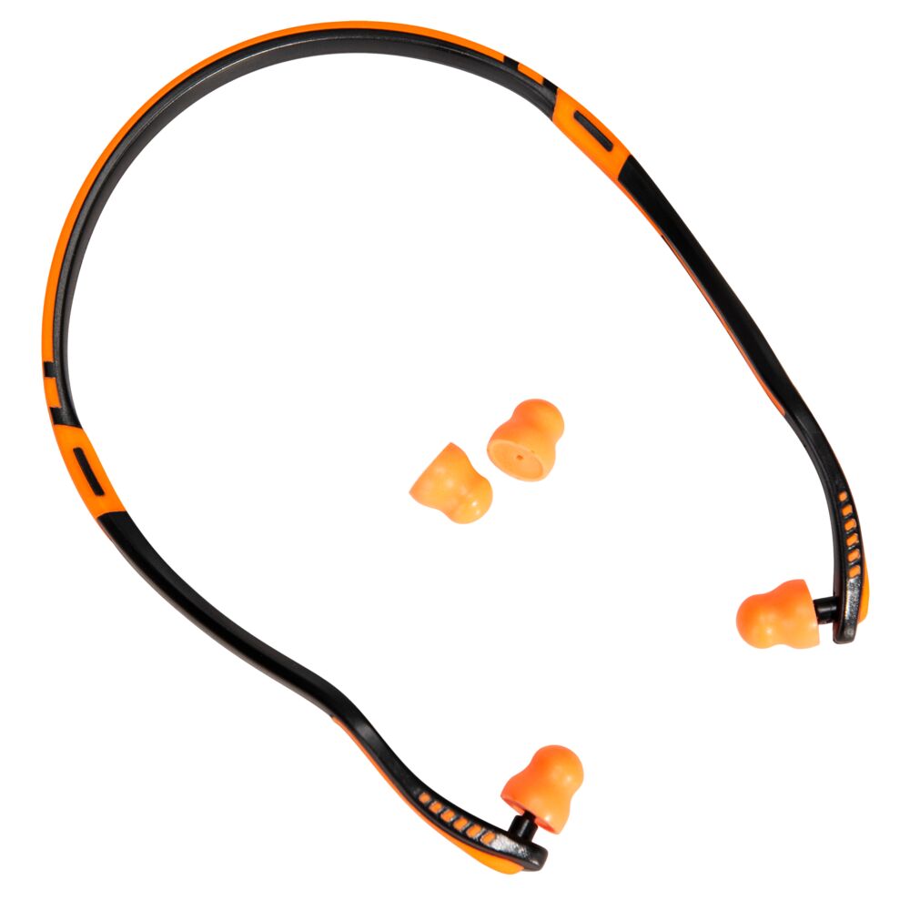 PU zátky do uší Easy Fit s páskou (2 páry)