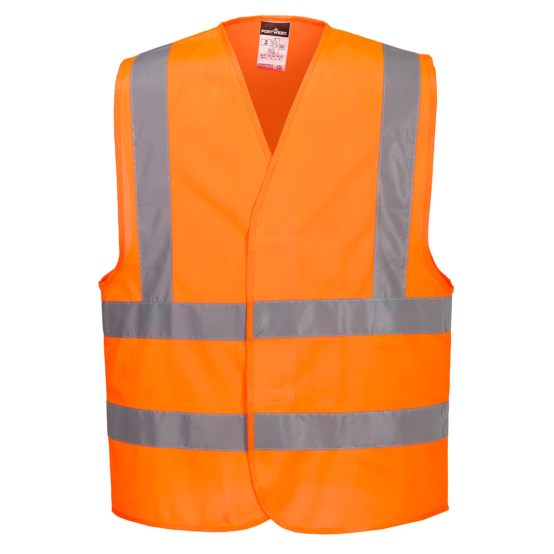 ES1 Essential Hi-Vis vesta s pásmi a trakmi