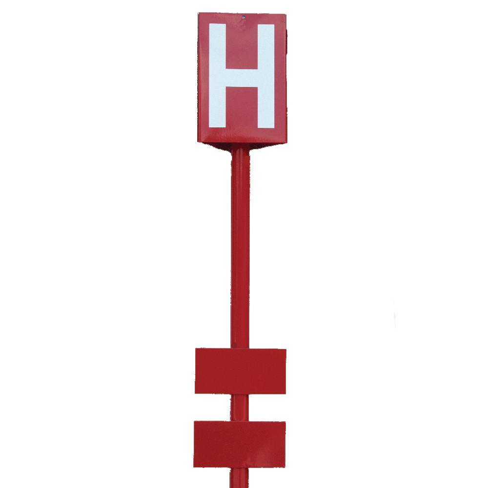 Označenie podzemného hydrantu - stĺpik