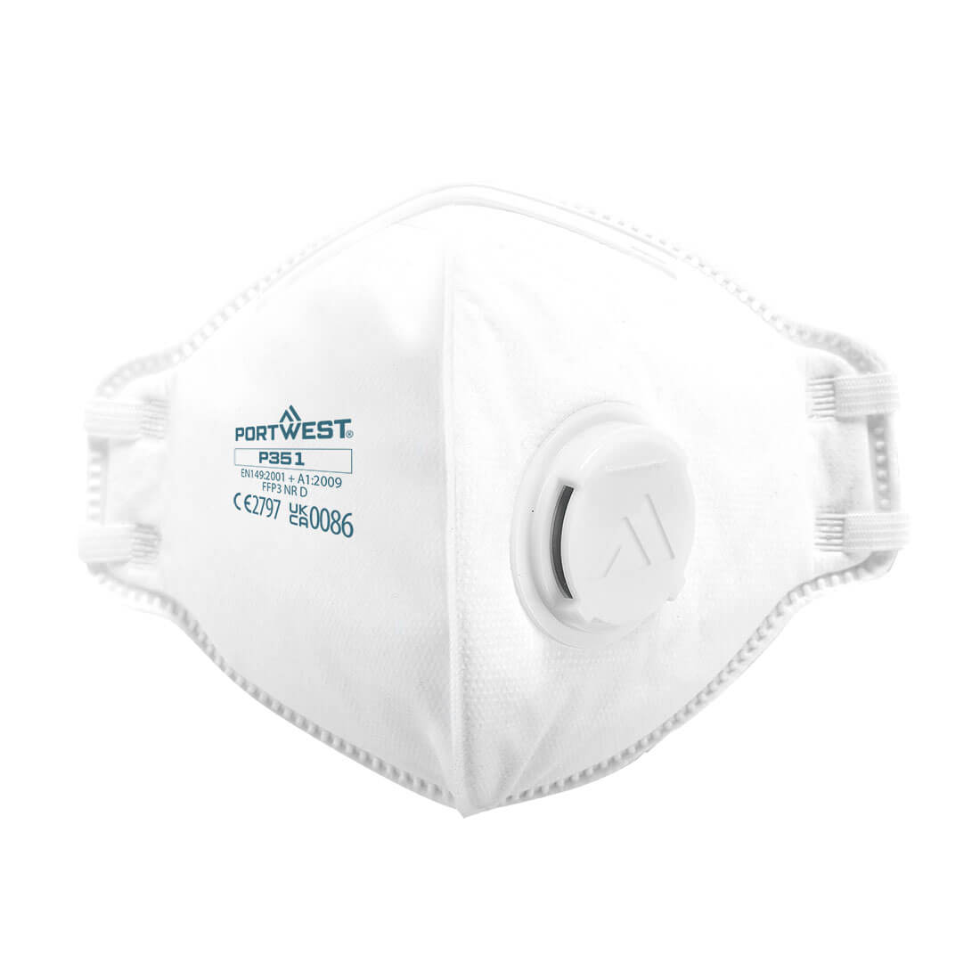FFP3 skladací Dolomit respirátor s ventilom (20ks)