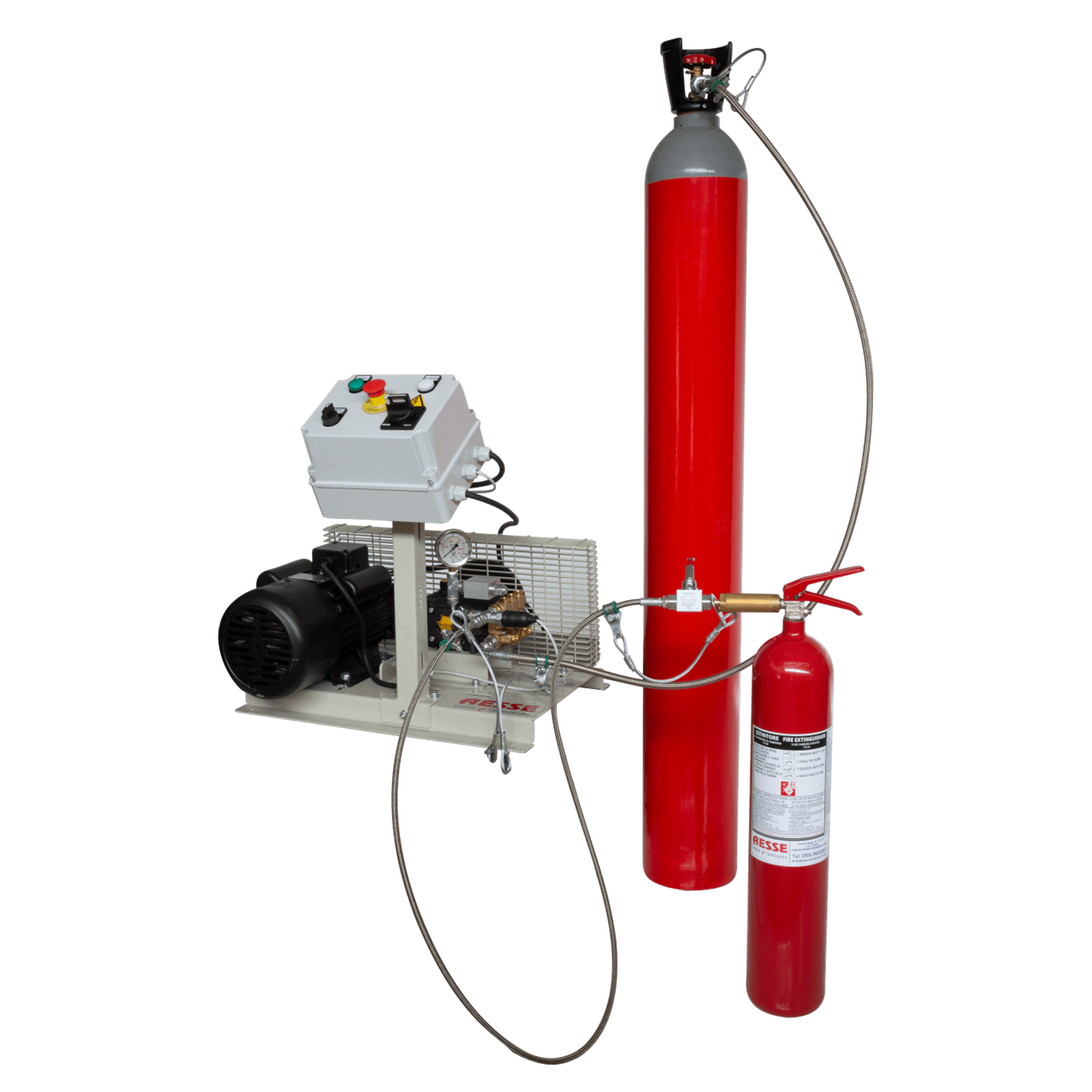 PC1 a PC2 – plnič HP CO2