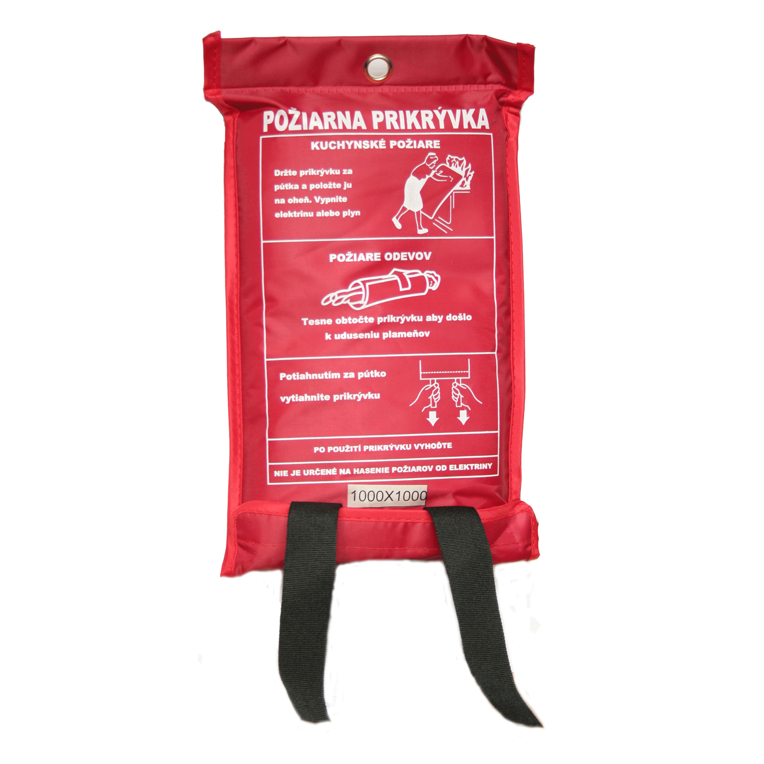Požiarna prikrývka 1m x 1m