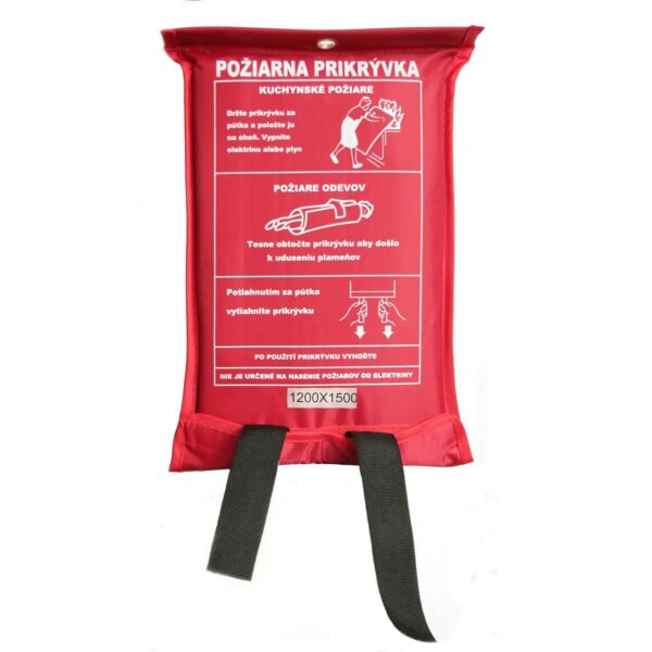 Požiarna prikrývka 1,2m x 1,5m