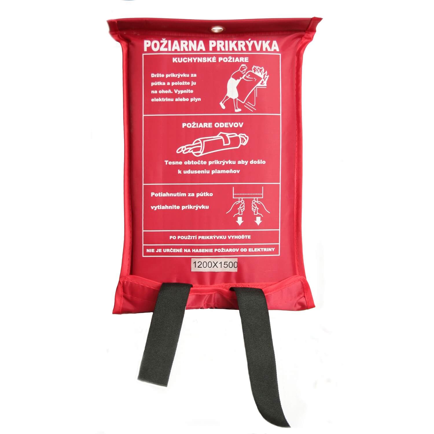 Požiarna prikrývka 1,2m x 1,5m
