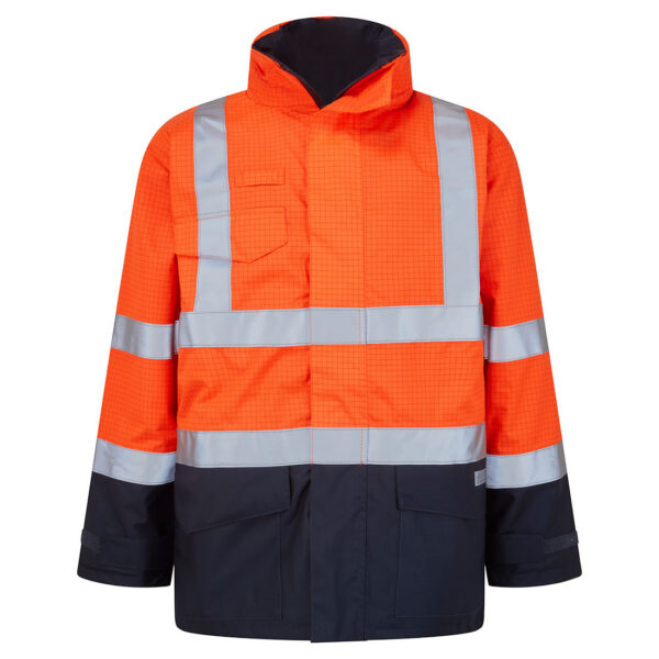 Nehorľavá vetrovka Bizflame Hi-Vis Multi-Protection