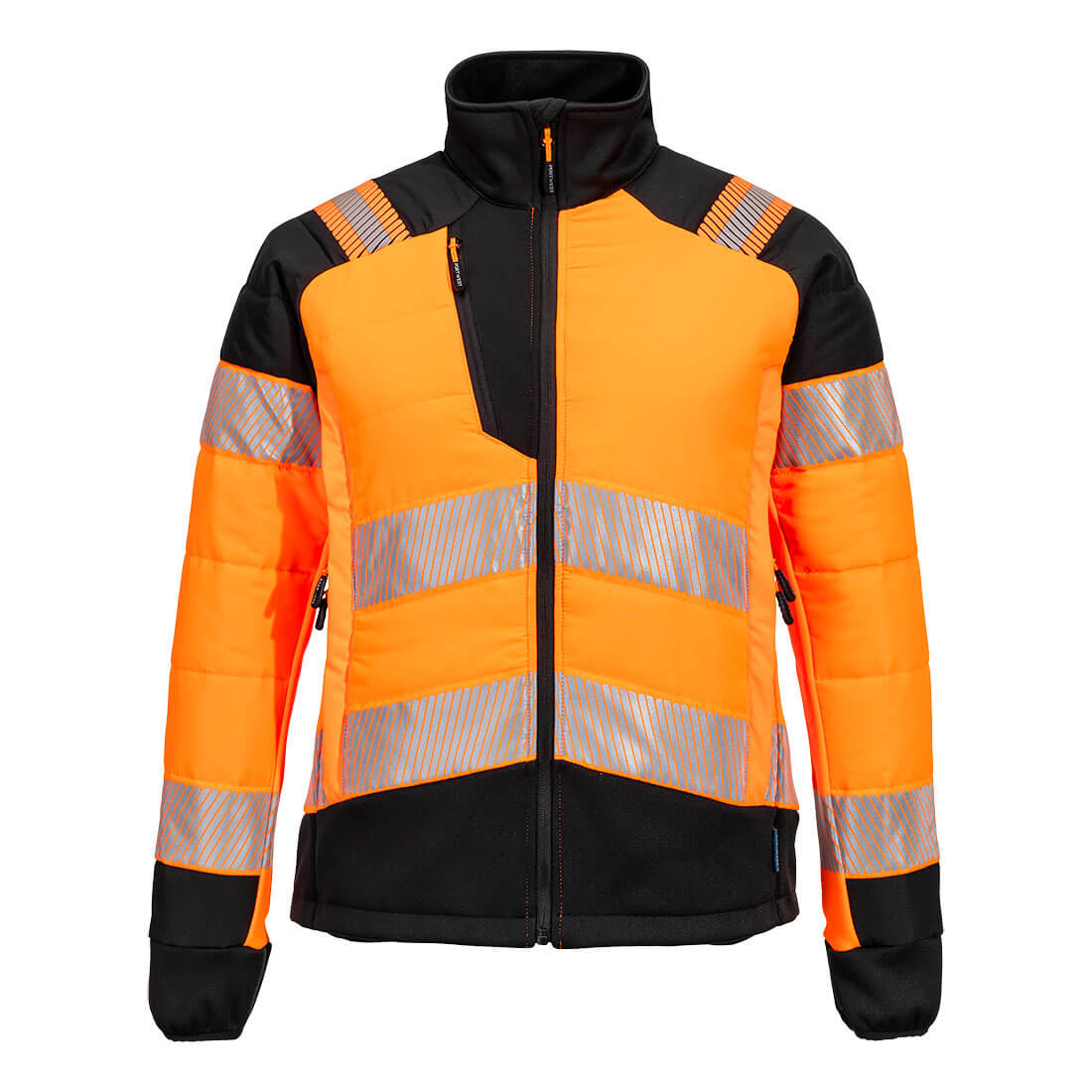 PW3 Hi-Vis Dámska Hybrid Baffle Bunda