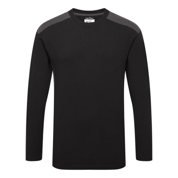 Dvojfarebné tričko L/S