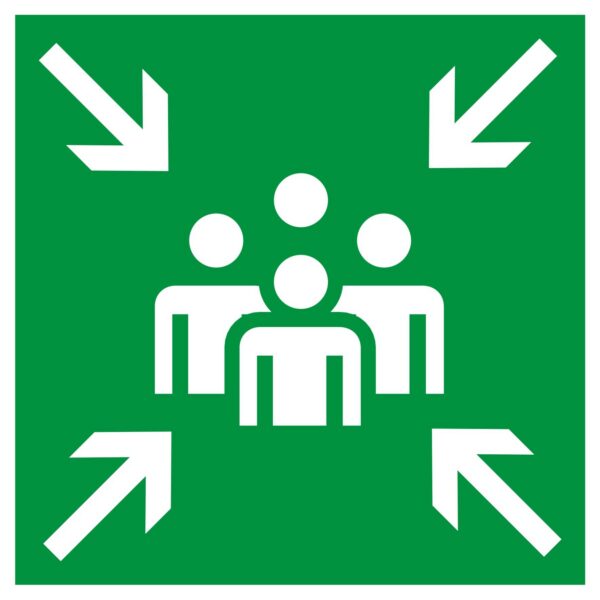 Symbol Zhromažďovacie miesto plast 1 mm