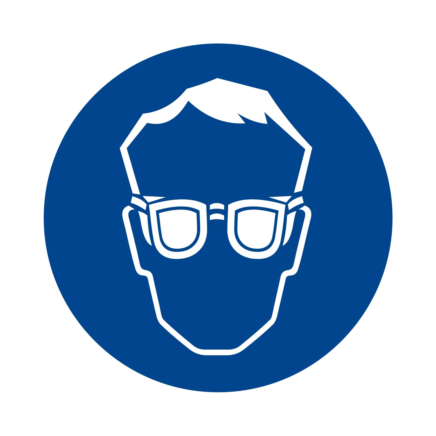Symbol Používaj vhodné ochranné okuliare!