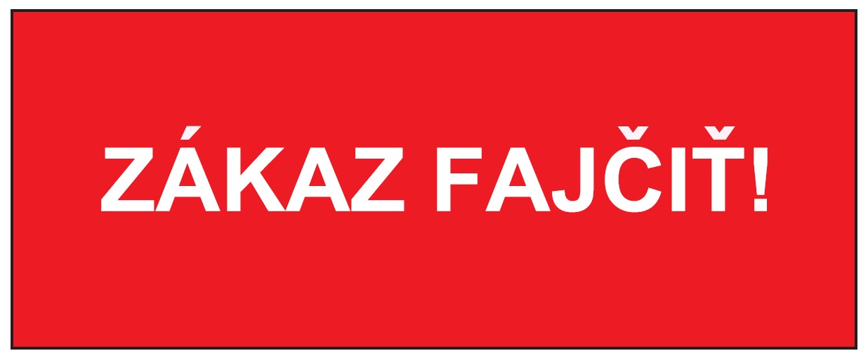 Zákaz fajčiť! txt