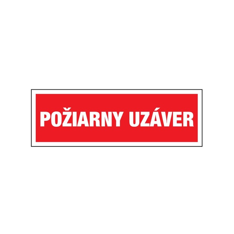 Požiarny uzáver
