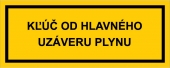 Kľúč od hlavného uzáveru plynu