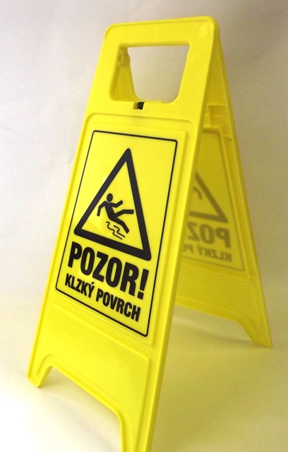 Bezpečnostný stojan Klzká podlaha SJ/NJ