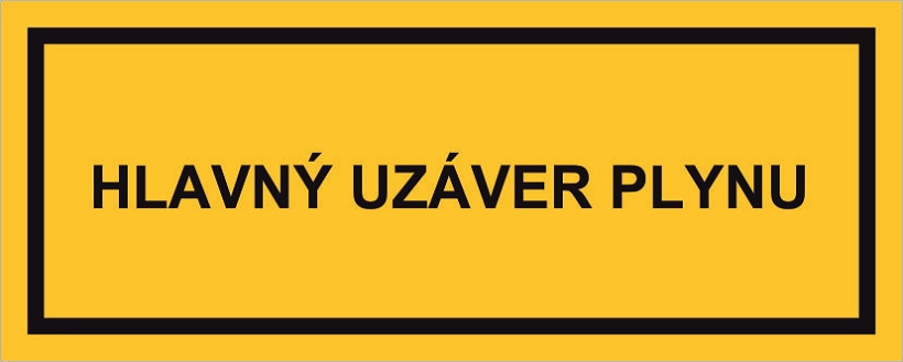 Hlavný uzáver plynu plast 3mm