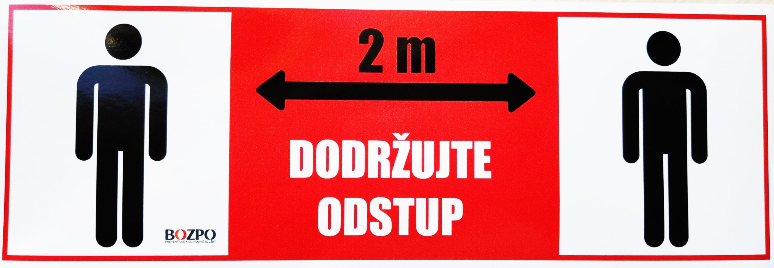 Dodržujte odstup