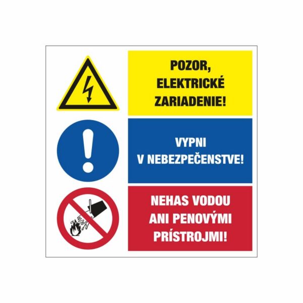 Trojsymbol elektrika