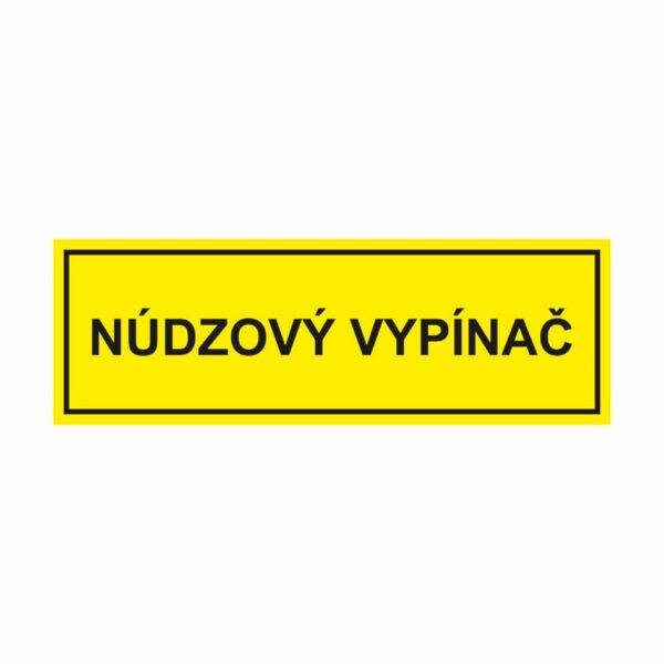 Núdzový vypínač