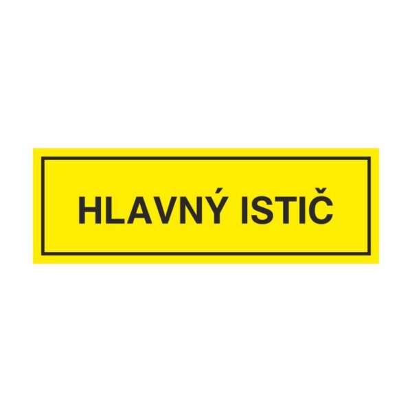 Hlavný istič