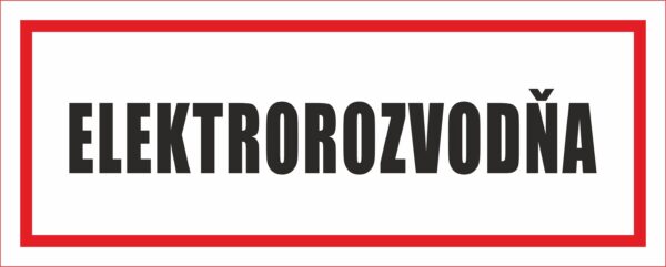 Elektrorozvodňa text